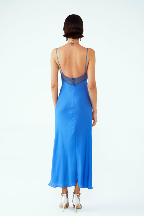 FRENCH LACE DETAILED DRESS - Barrus London